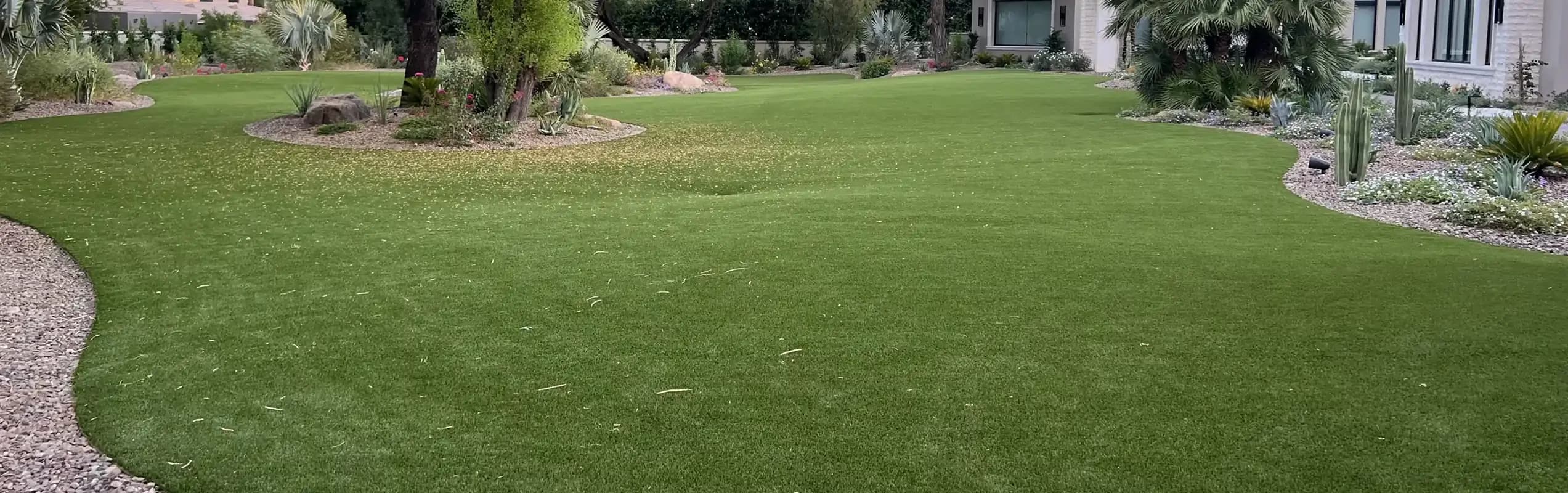 Commercial turf installation in Houston
