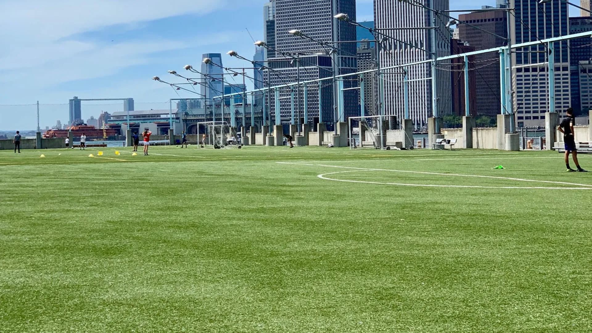 Flood-resilient turf drainage in Houston