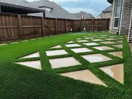 Corporate courtyard turf in Houston